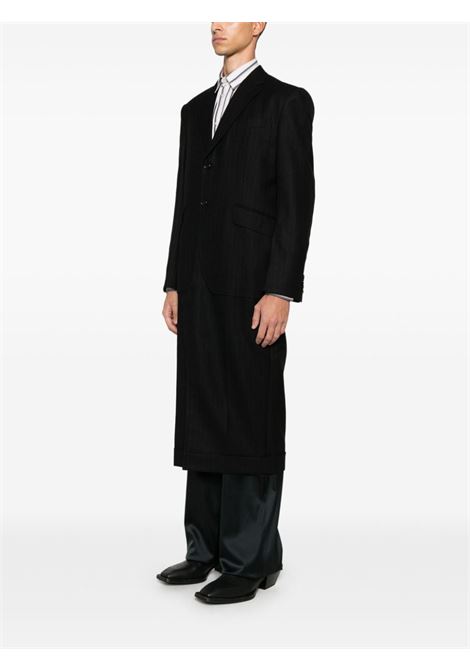 Cappotto gessato in nero Junya watanabe - uomo JUNYA WATANABE | WNC0171